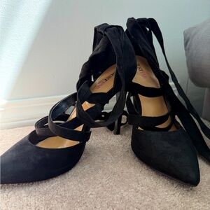 Black Ballet Heels